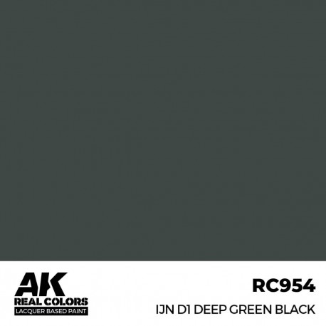 Pintura laca verde oscuro IJN D1 de AK-Interactive