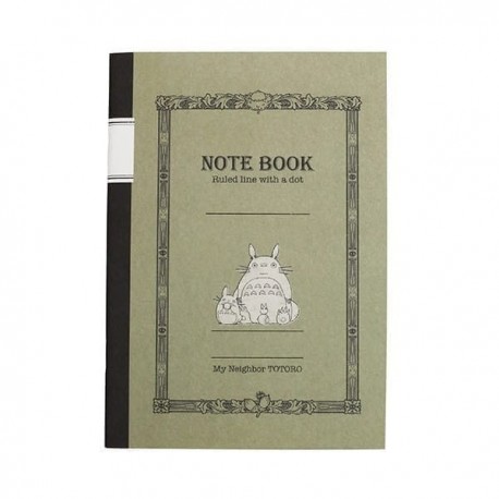 Carnet ligné rétro Mon voisin Totoro Studio Ghibli