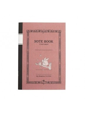 Carnet rétro Mon voisin Totoro rouge avec design vintage