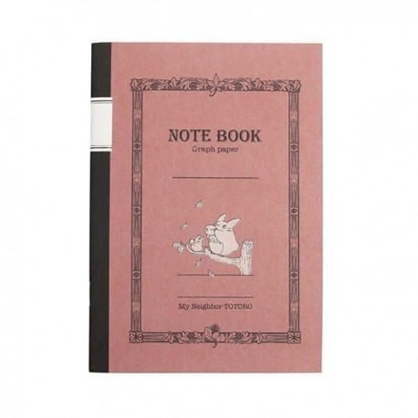 Carnet rétro Mon voisin Totoro rouge avec design vintage