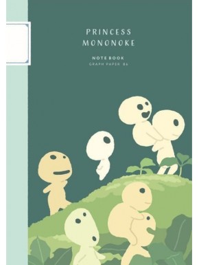 Couverture du carnet Princesse Mononoké avec Kodama