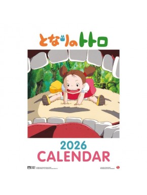 Calendrier 2026 Mon Voisin Totoro avec illustrations de Studio Ghibli