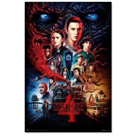 Poster Stranger Things Maison de Vecna