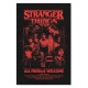 Poster Stranger Things S5 avec personnages principaux