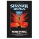Affiche Stranger Things S5 The Rise of Vecna sur mur blanc