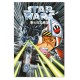 Pôster manga Trench Run de Star Wars, naves e personagens icônicos