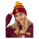 Bonnet Gryffondor rouge et jaune avec écusson