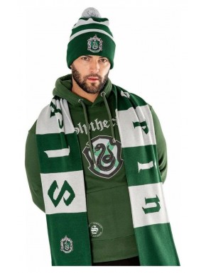 Écharpe verte et argent Serpentard Harry Potter