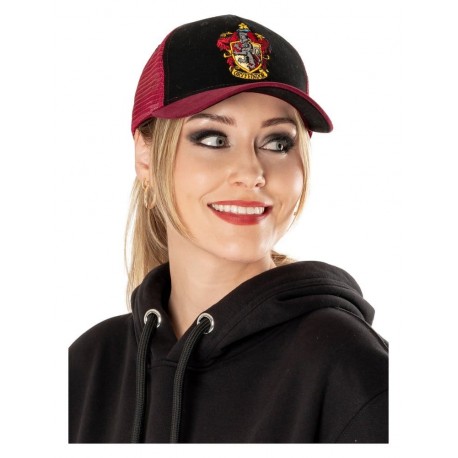 Casquette trucker Harry Potter Gryffondor avec blason