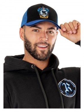 Casquette trucker bleue et noire Serdaigle Harry Potter