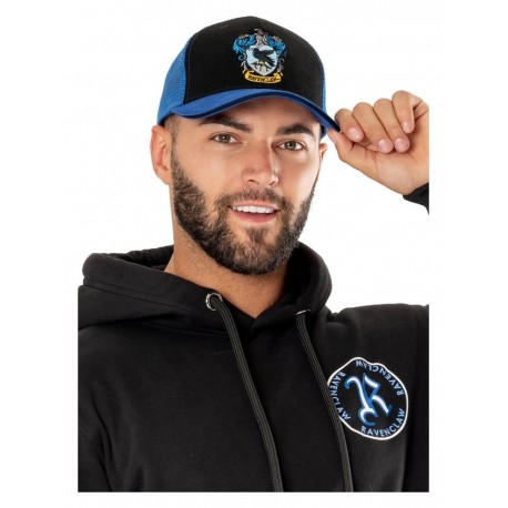 Casquette trucker bleue et noire Serdaigle Harry Potter