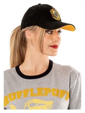 Casquette noire de baseball Harry Potter Hufflepuff
