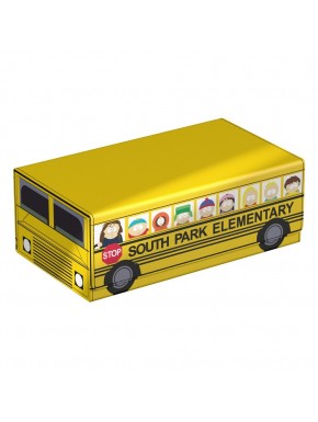 Boîte de collection avec design de bus scolaire South Park