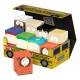 Boîte de collection avec design de bus scolaire South Park