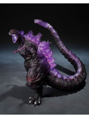 Figurine articulée de Godzilla avec détails violets