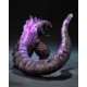 Figurine articulée de Godzilla avec détails violets