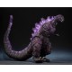 Figurine articulée de Godzilla avec détails violets