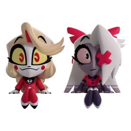 Figuras de vinil Charlie e Vaggie de Hazbin Hotel