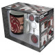 Pack cadeau Targaryen Mug + Trousseau + Badges Game of Thrones