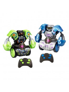 Set de robots télécommandés Robo Kombat Tornado Vert et Bleu