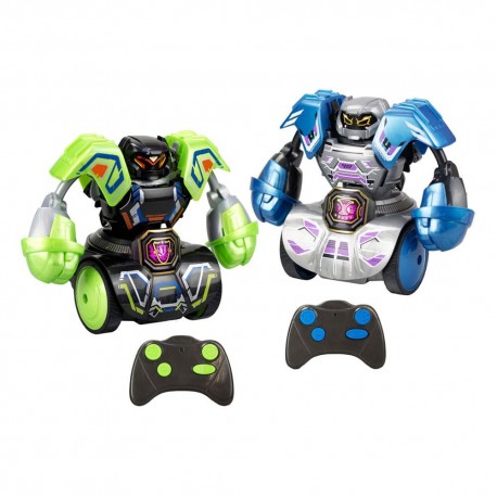 Set de robots télécommandés Robo Kombat Tornado Vert et Bleu