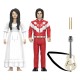 Figurines The White Stripes ReAction avec guitare et baguettes