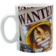 Conjunto One Piece com caneca, chaveiro e bottons de Luffy