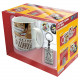 Pack Cadeau One Piece-Mug + Trousseau + Badges Luffy