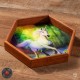 Bandeja de dados Chase The Rainbow con unicornio
