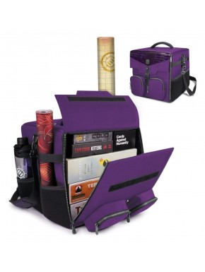 Sac à épaule violet Enhance pour jeux de société