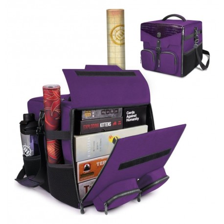 Sac à épaule violet Enhance pour jeux de société