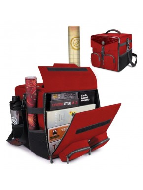 Sac à épaule rouge pour jeux de société