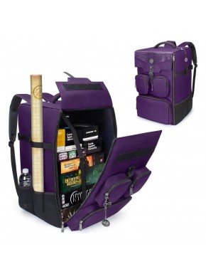 Sac à dos violet de collection pour jeux de société