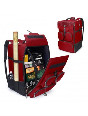 Sac à dos rouge écailles de dragon jeux de société