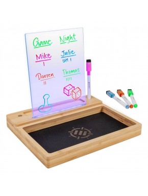 Tablero de escritura LED y bandeja de dados de Enhance