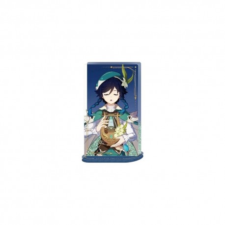 Ornement acrylique avec paillettes de Venti Genshin Impact, 11 cm