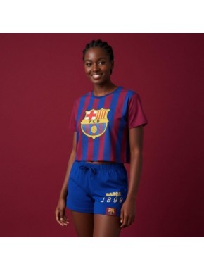 Pyjama court FC Barcelone 100% coton