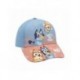 Boné infantil Bluey azul e rosa