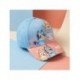 Boné infantil Bluey azul e rosa