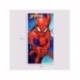 Serviette bleue en microfibre Spiderman