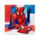 Serviette bleue en microfibre Spiderman