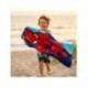 Serviette bleue en microfibre Spiderman