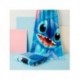 Serviette en microfibre bleue avec design de Stitch