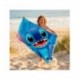 Serviette en microfibre bleue avec design de Stitch
