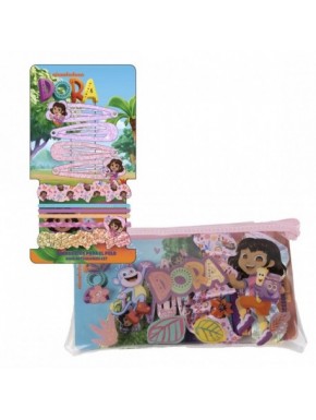 Set de beauté Dora l'Exploratrice avec accessoires violets