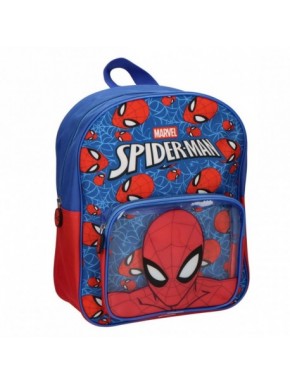 Sac à dos bleu pour enfants avec design Spiderman