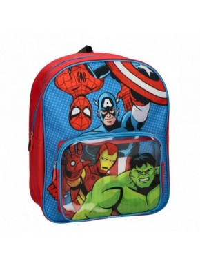 Sac à dos rouge enfant Avengers avec personnages Marvel