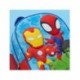 Sac à dos enfant 3D Spidey bleu avec personnages