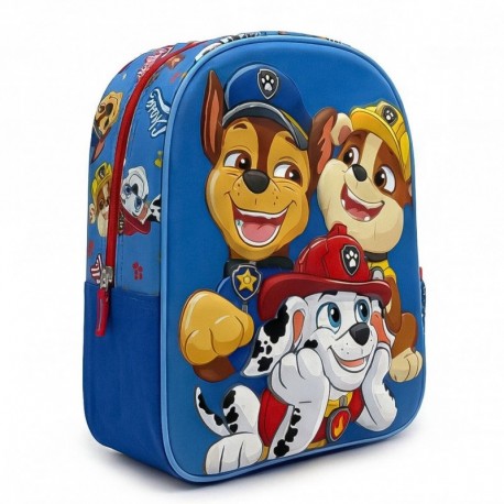 Sac à dos bleu Paw Patrol avec personnages en 3D