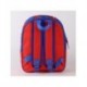Mochila infantil 3D do Homem-Aranha azul e vermelha